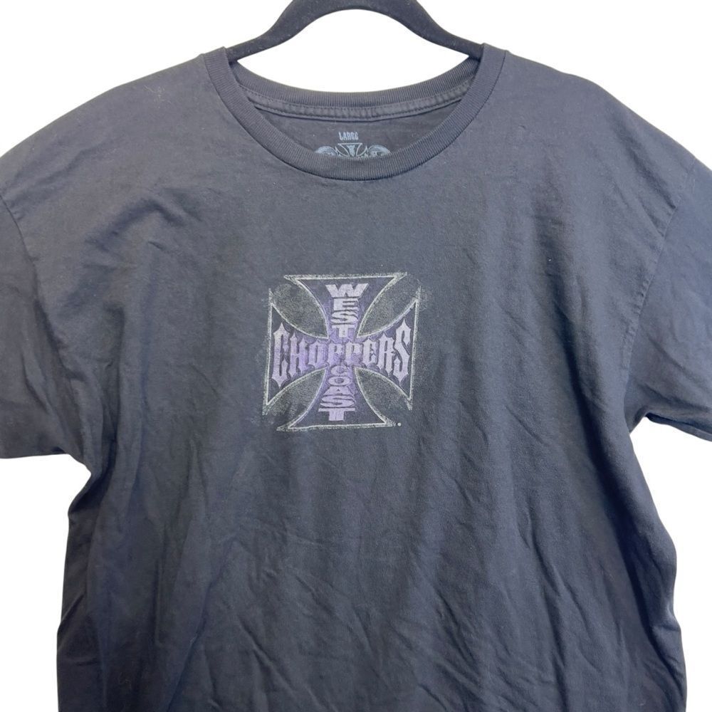 Y2k vintage Large West Coast Chopper graphic t shirt - Picture 8 of 14